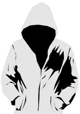 drawing of a character wearing a hoodie representing the Game Master of Karpman's Triangle